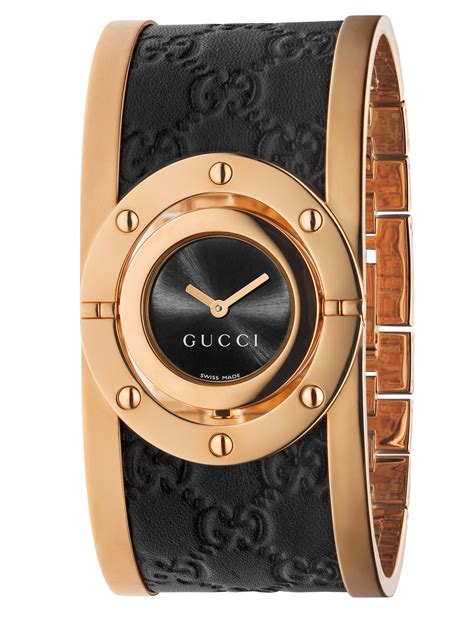 gucci rose gold bracelet watch